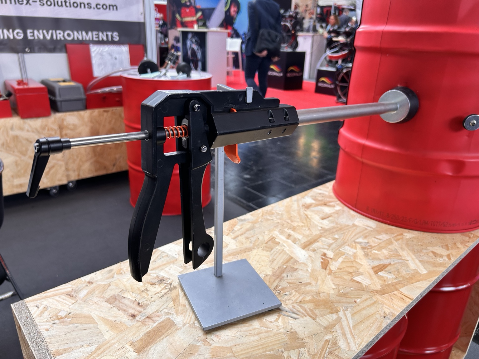 YakoFix demonstration tool displayed at INTERSCHUTZ 2026